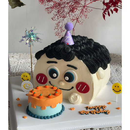 Sculpted 3D Shaped Cake: My Lovely Boy