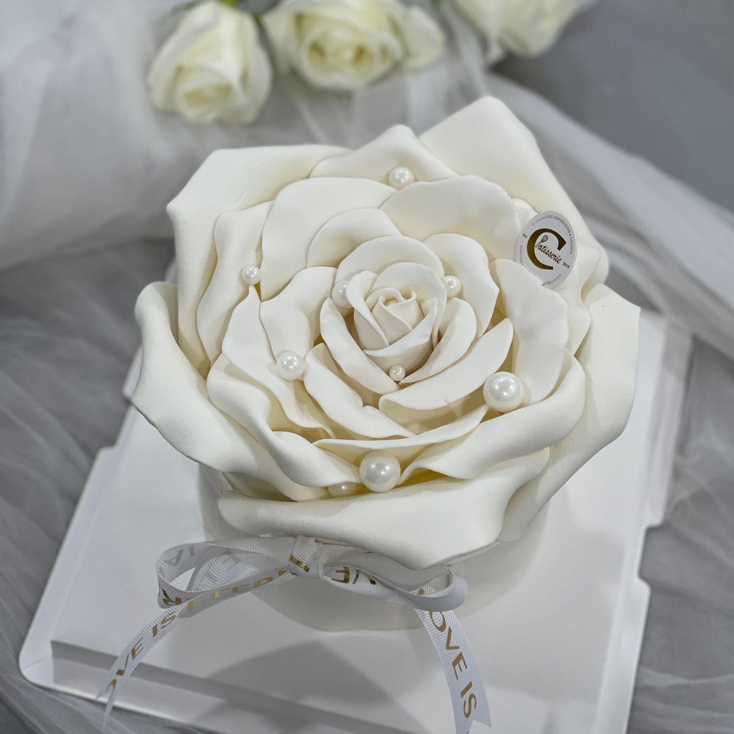 Sculpted Rose Cake