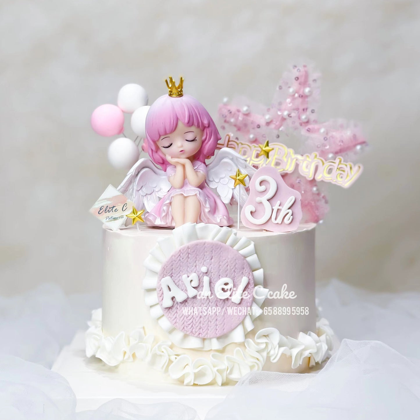 Angel Themed Cake: Sweet Serenity Angel Cake