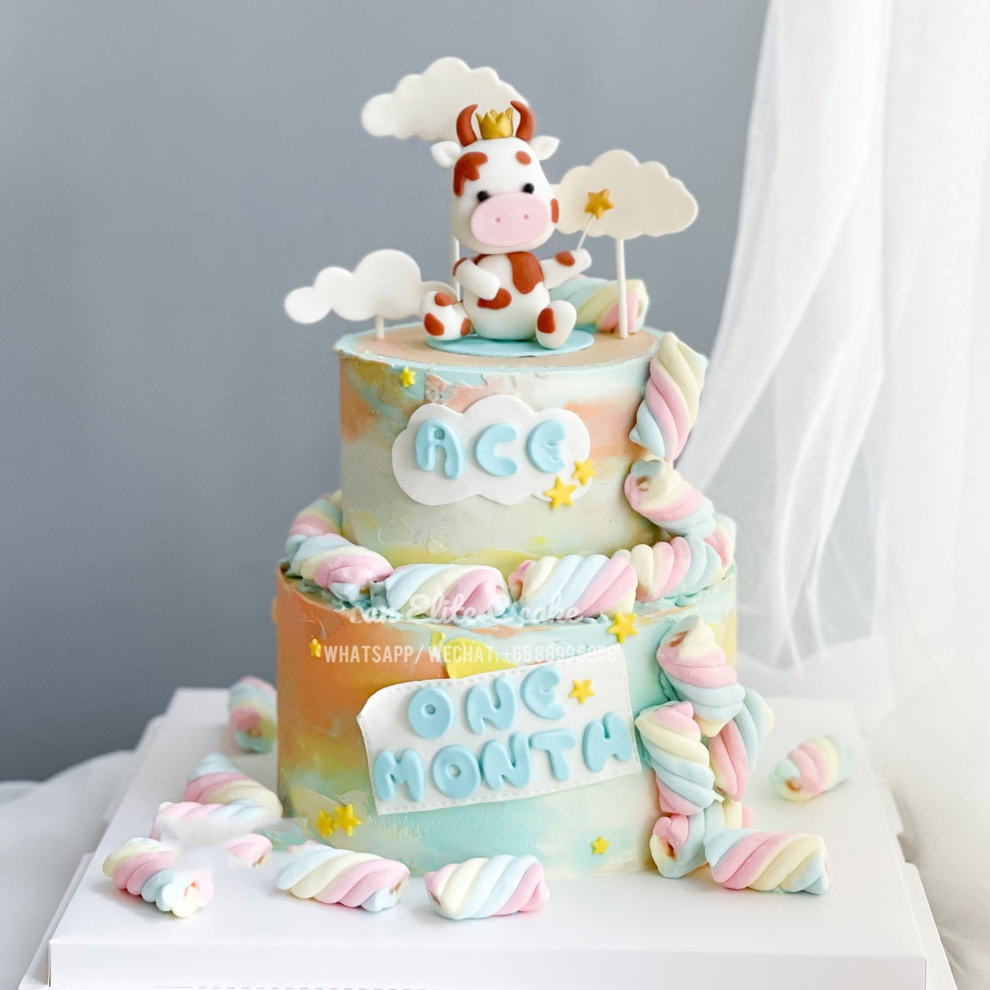 Animal Cake: Double Tier the Cattle Cake