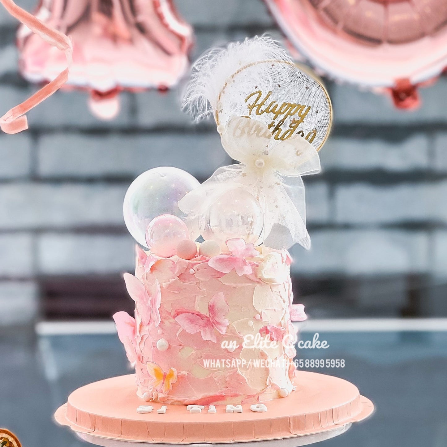 Butterfly Themed Cake: Pink Dream Cake