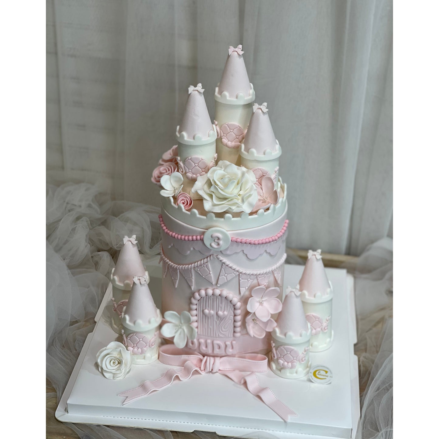 Castle Themed Cake: Rose Radiance Fortress Cake