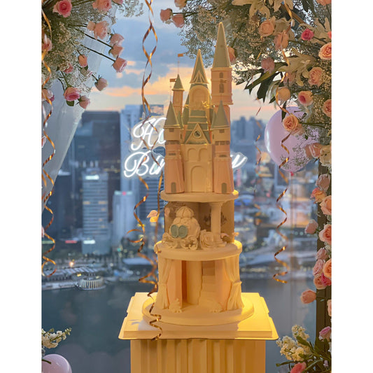 Castle Themed Cake: Pink Pixie Palace Cake