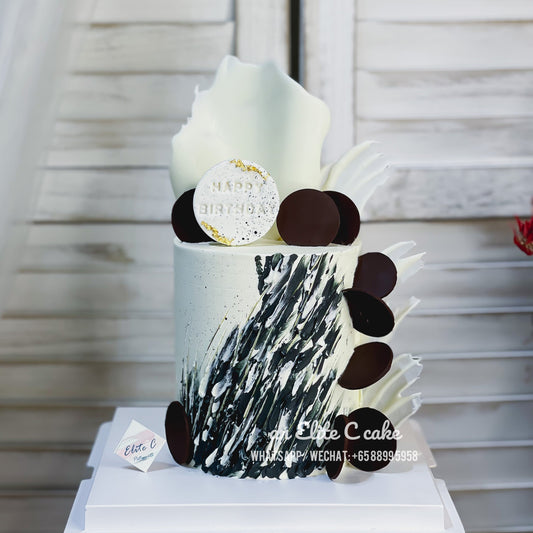 Minimalism: Black & White Oreo Cake