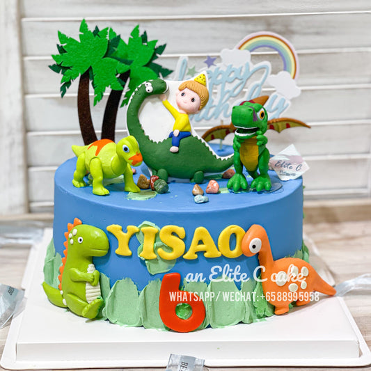 Dinosaur Themed Cake: My Jurassic Playground Cake