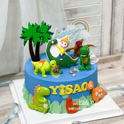 Dinosaur Themed Cake: My Jurassic Playground Cake