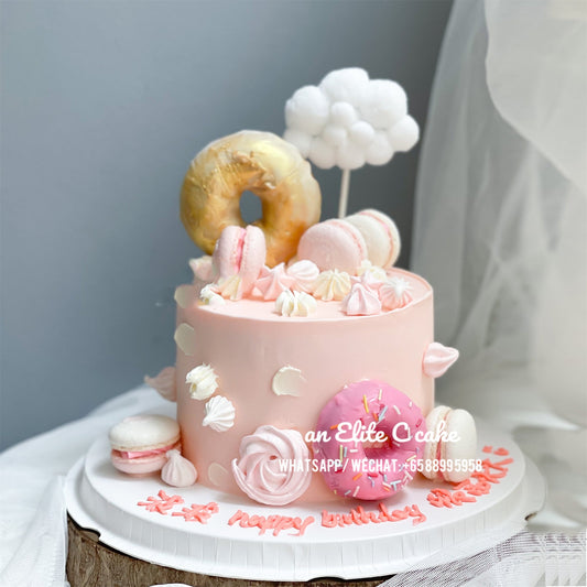 Donut Decorated Cake