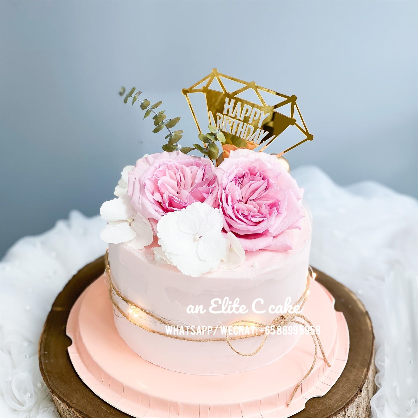 Floral Cake: Pink O'Hara