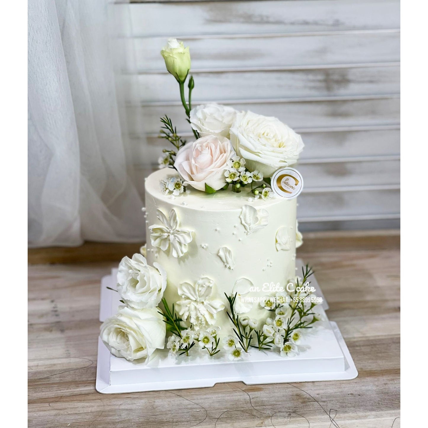 Floral Cake: Tall Green