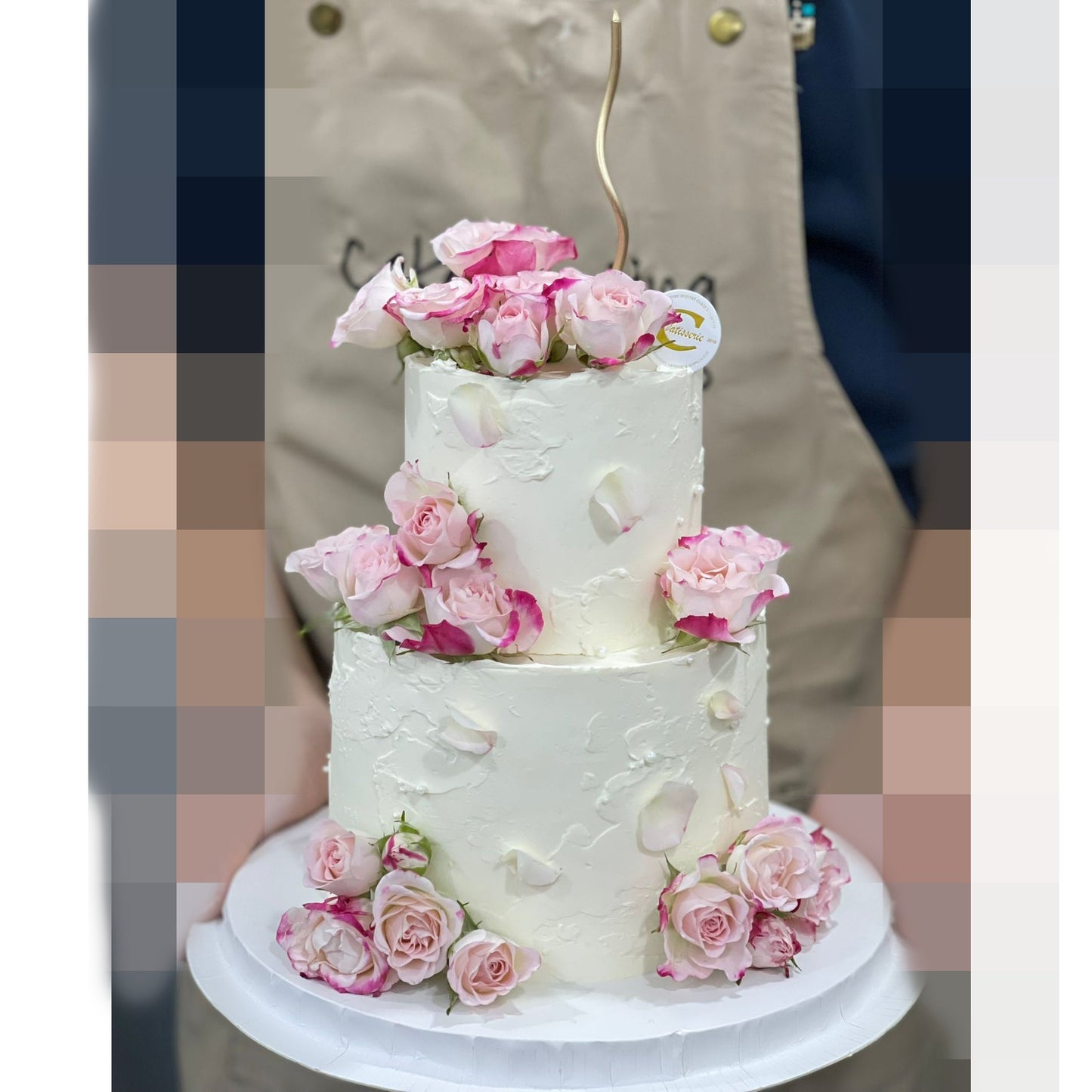 Floral Cake: Double Sprays