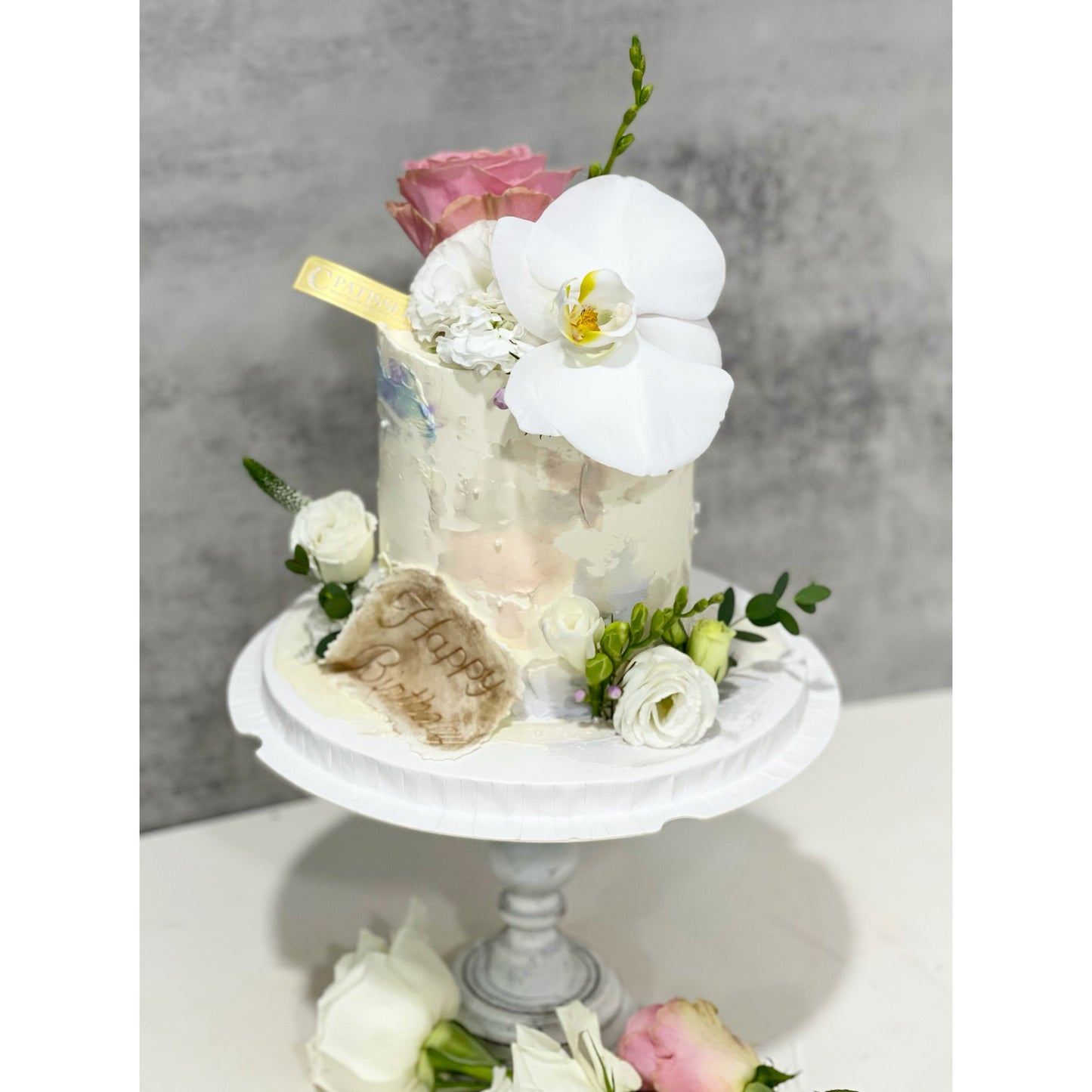 Floral Cake: Orchid Garden