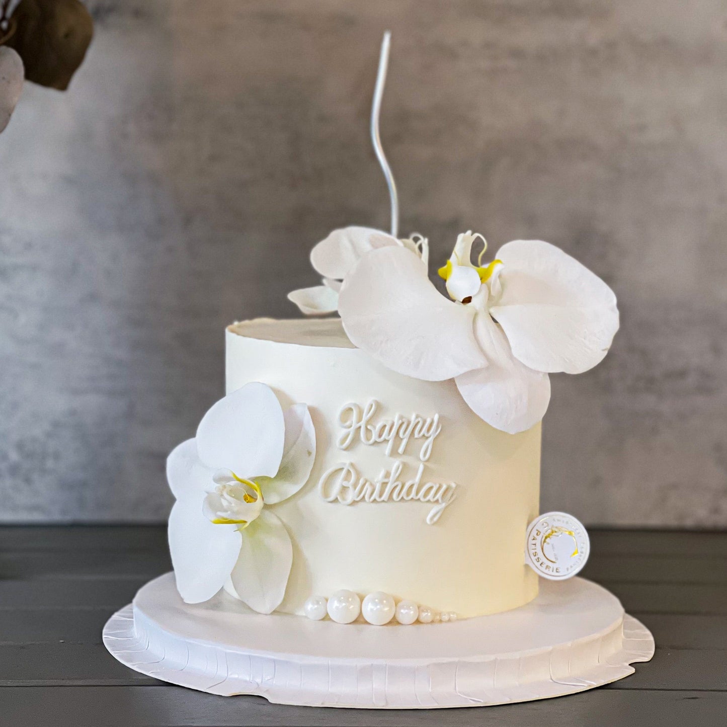 Floral Cake: Orchid Purity