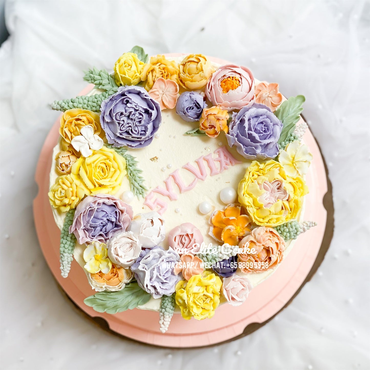 Korean Floral Cake: Petal Perfection