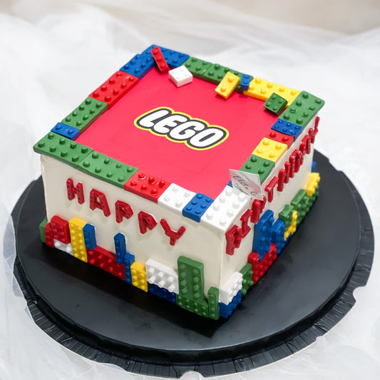 Toy Block Inspired Cake: Block Builder