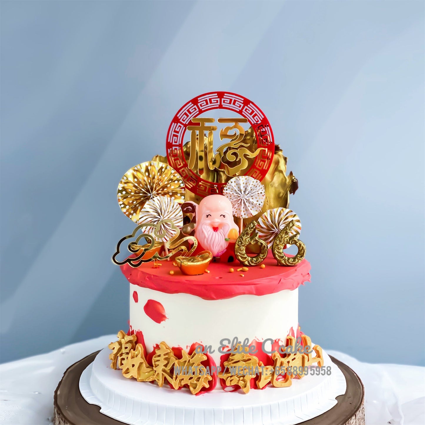 Longevity Cake for Daddy: His Ageless Affection