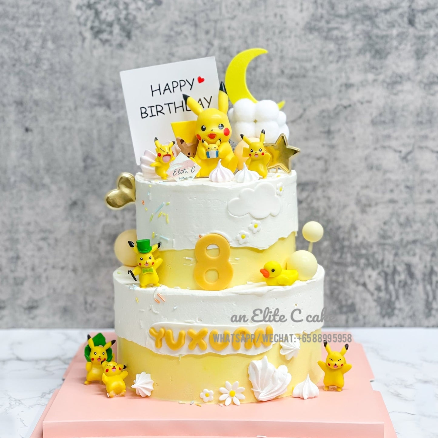 Pikachu Inspired Cake: Pika-Pastel