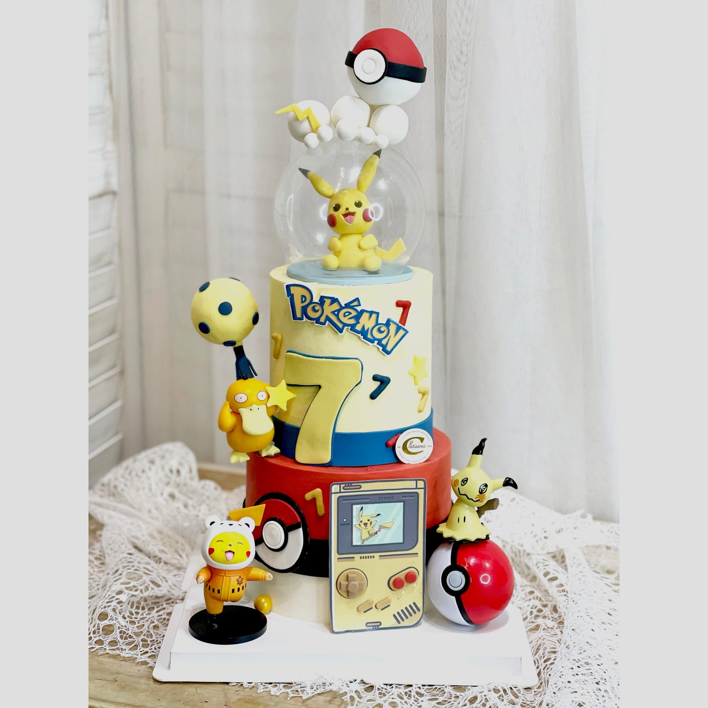 Pikachu Inspired Cake: PokeParty Tower
