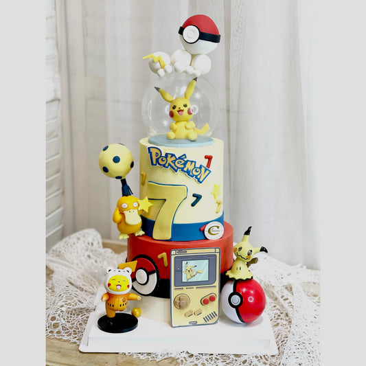 Game Ball Inspired Cake: Party Tower