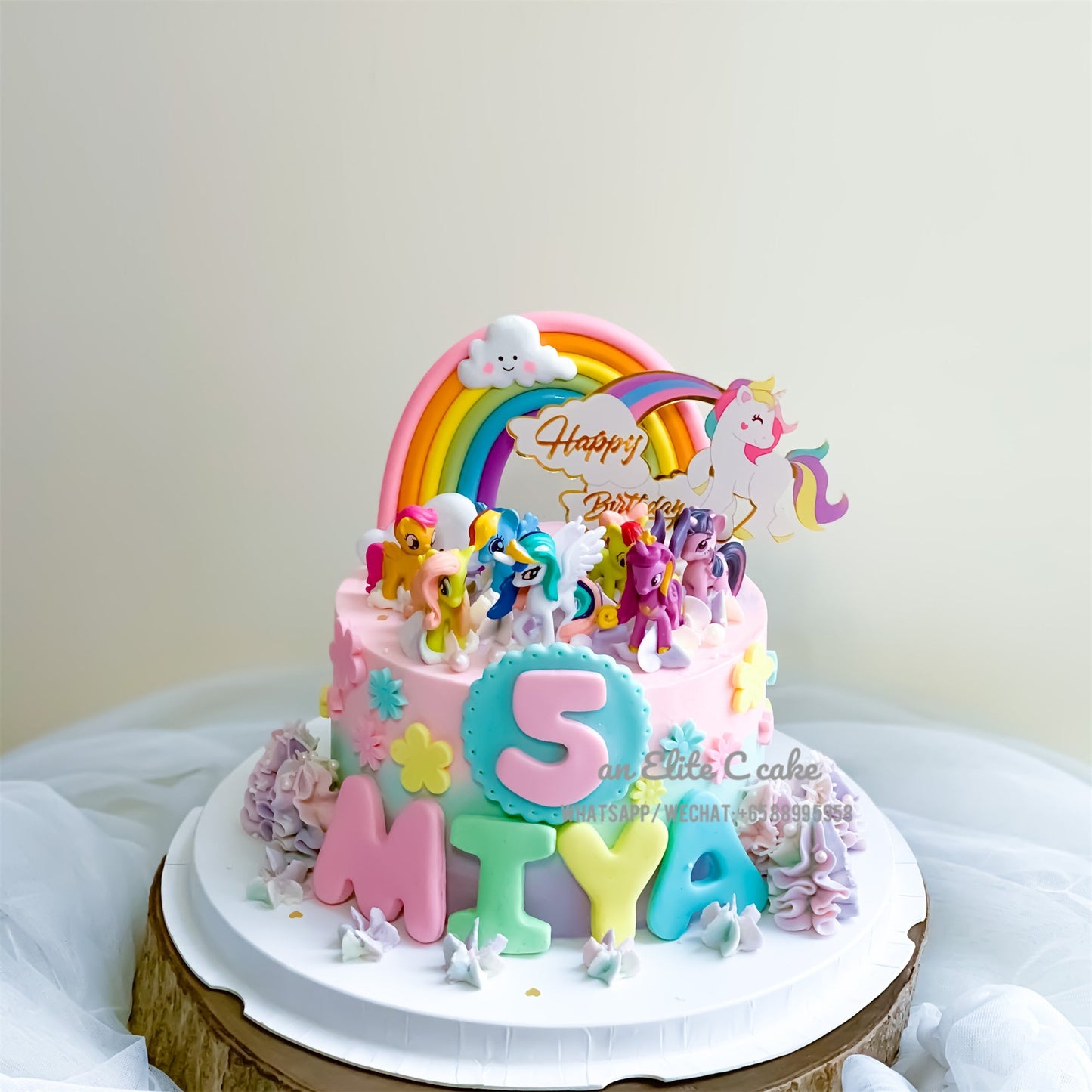 Pony Inspired Cake: Crazy Ponies