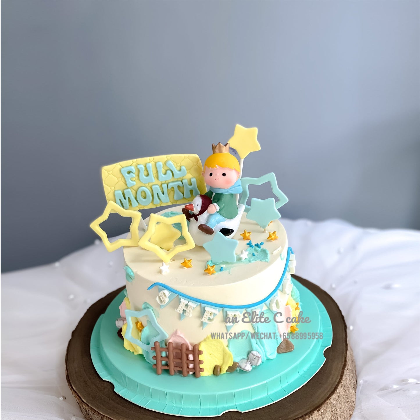 Cartoon Prince Inspired Cake: Stars Joy