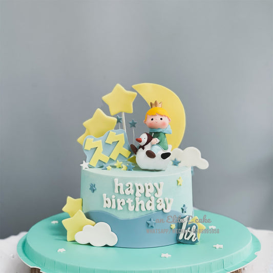 Cartoon Prince Inspired Cake: Goose's Moon Walk