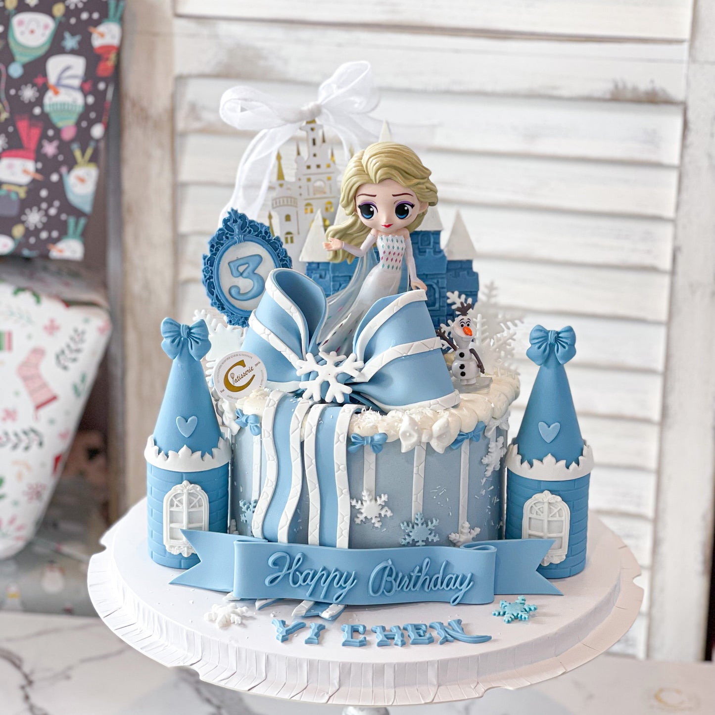 Cartoon Princess Inspired Cake: Arendelle Adventure