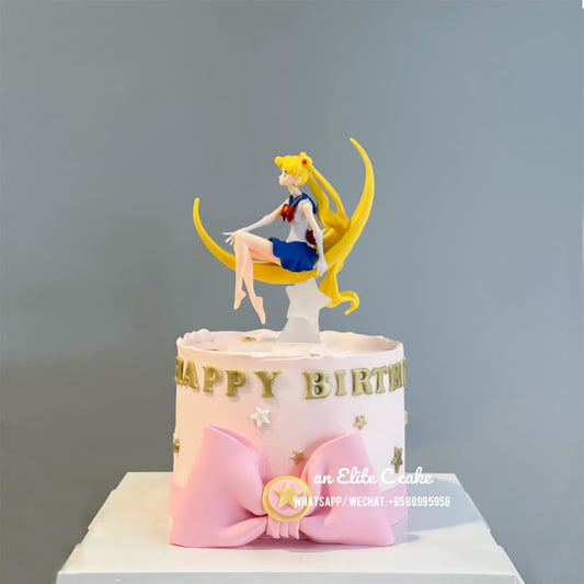 Cartoon Girl Inspired Cake: In the Name of Moon