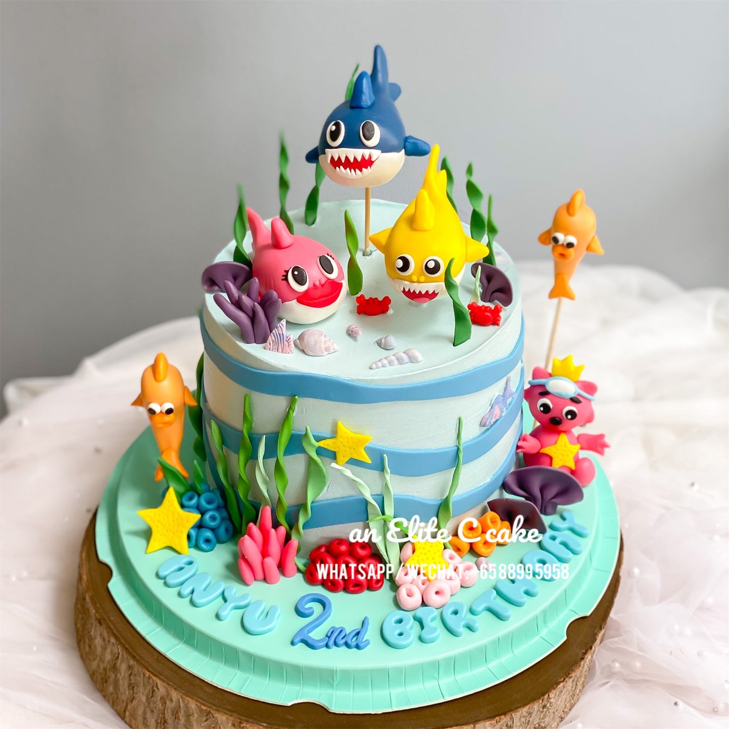 Cartoon Shark Inspired Cake: Shark Doo Doo Cake