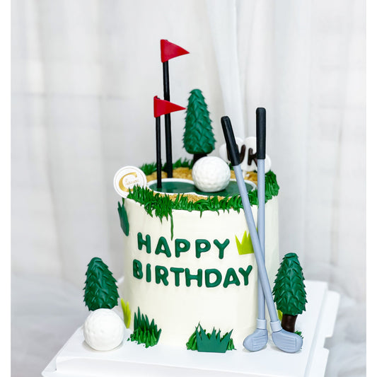 Sports Cake: 18th Hole Celebration