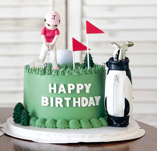 Sports Cake: Her Tee Time Treat