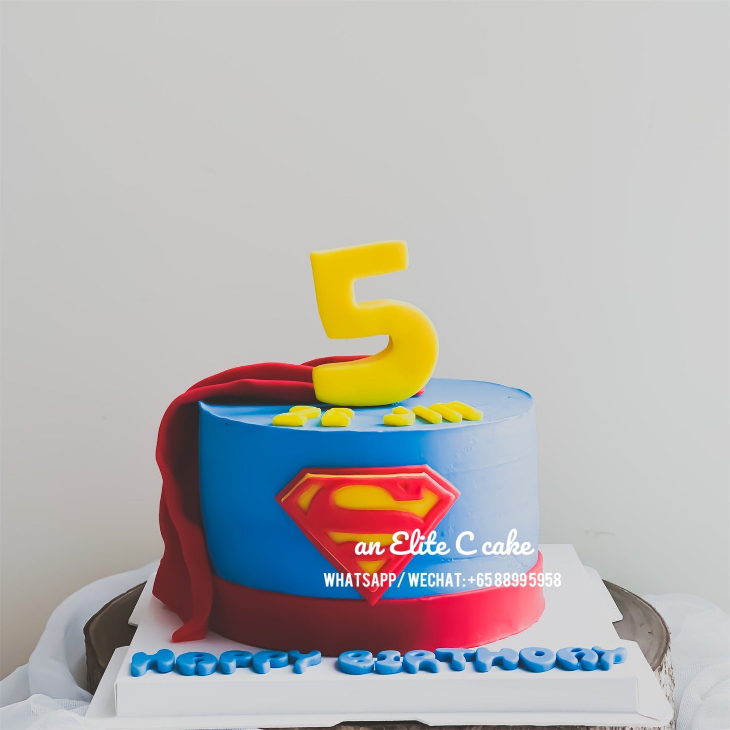 Superhero Superman Inspired Cake: Keep Going