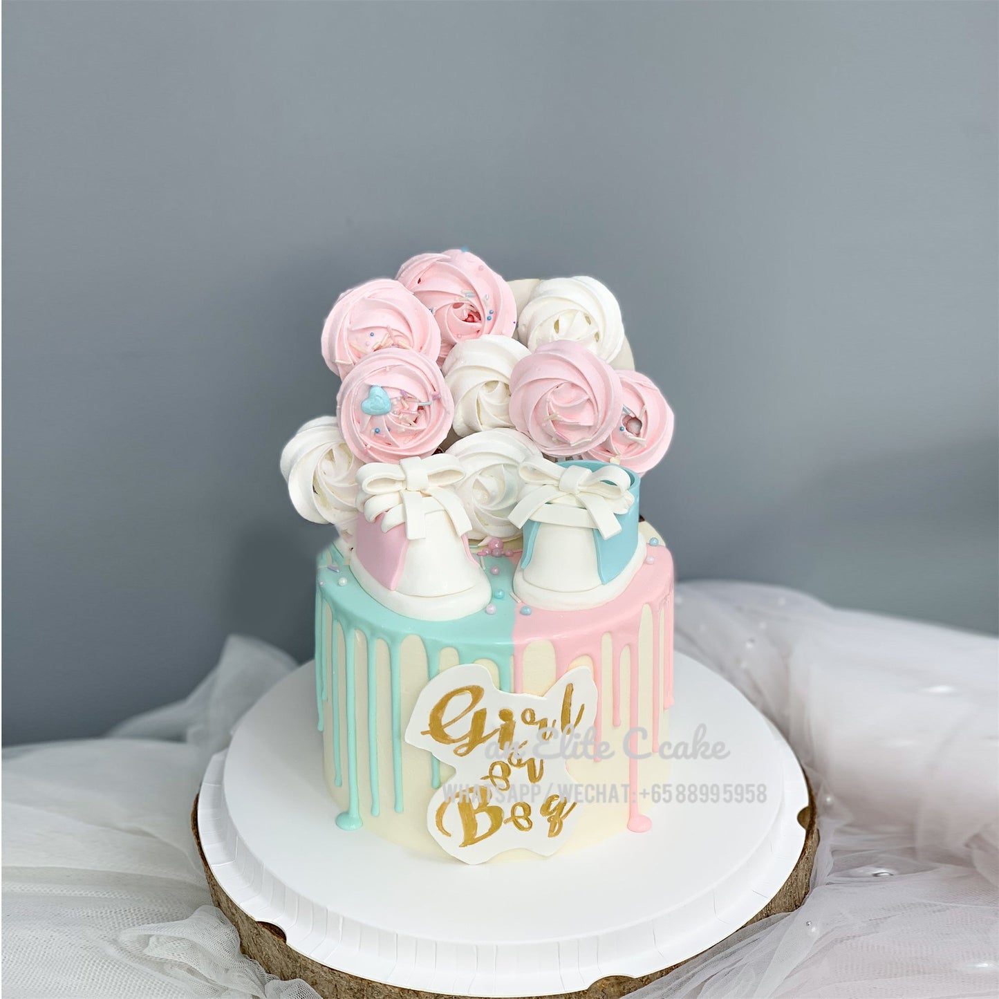 Twins' Cake: Boy & Girl